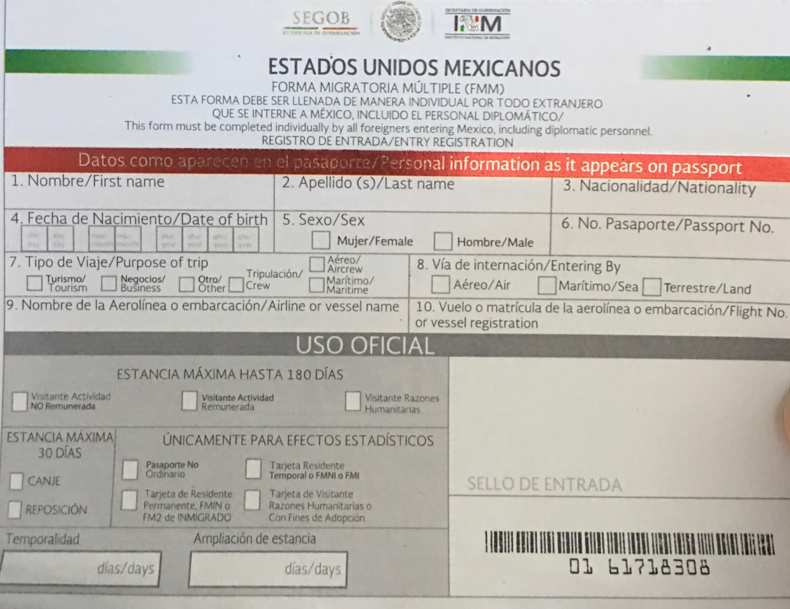 Do I need a Visa to visit La Baja?
